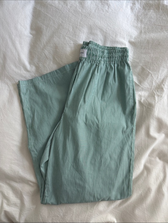 Dore & Rose Pants - Straight-Leg Women’s cotton PJ Pants in Sage Green
